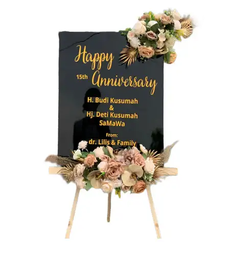 Papan Bunga Akrilik Serua