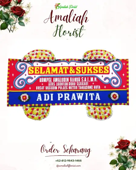 Papan Bunga Ucapan Selamat Serua