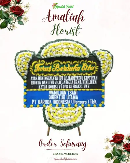 Papan Bunga Duka Serua